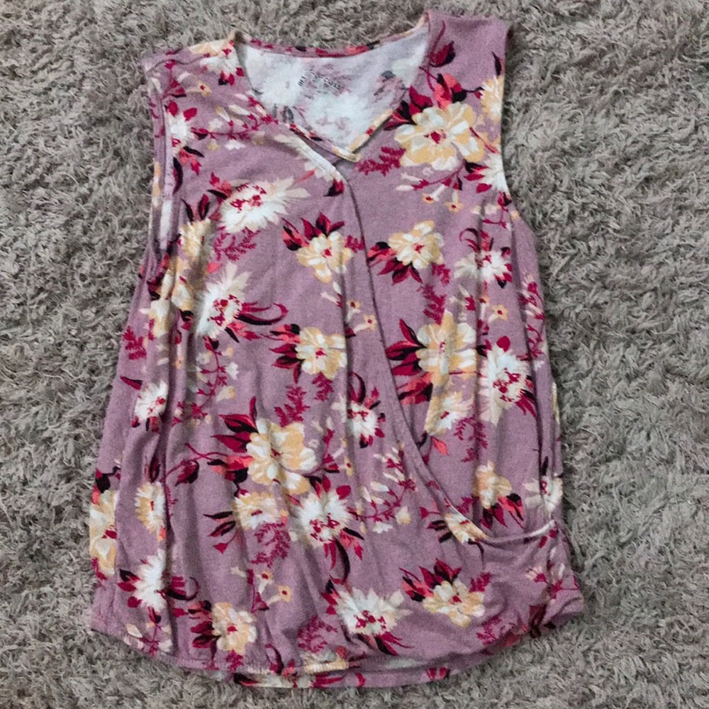 Floral tank top